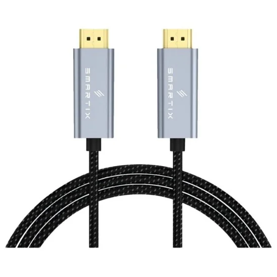 Smartix Premium 8K HDMI High Speed Cable 5m - Black / Grey